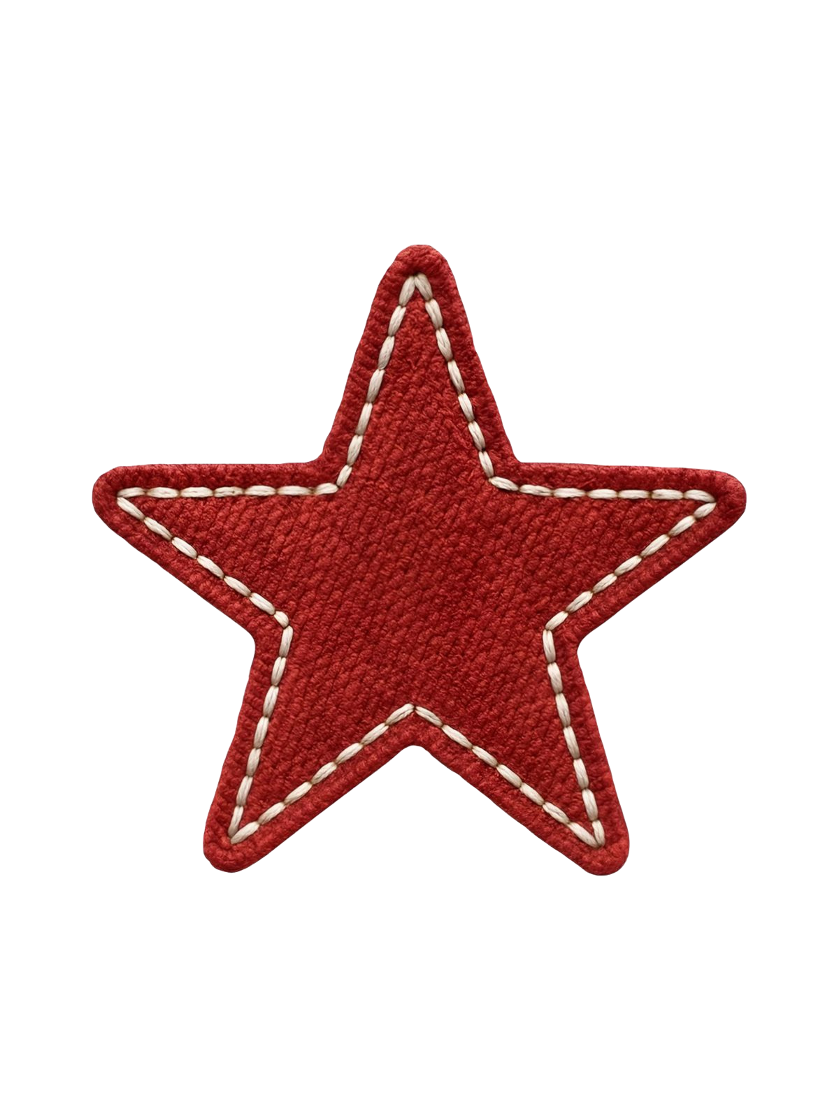 a red star patch